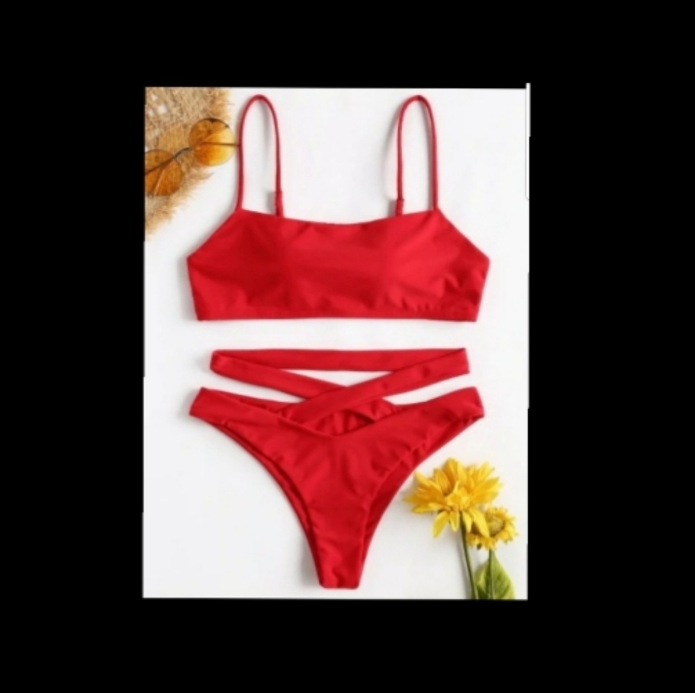 Red bikini size Medium